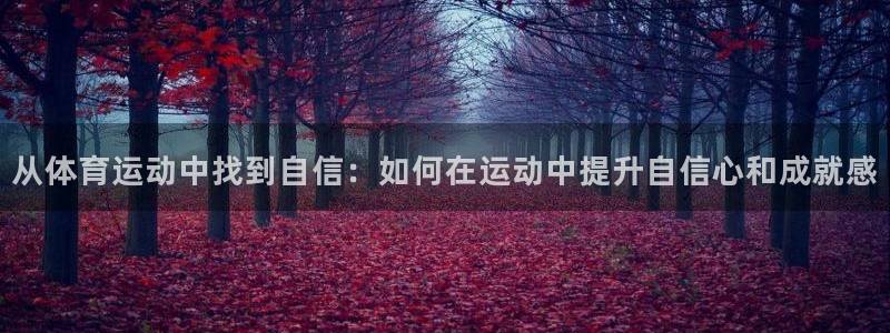 好博体育手机版入口：从体育运动中找到自信：如何在运动中提升自信心和成就感